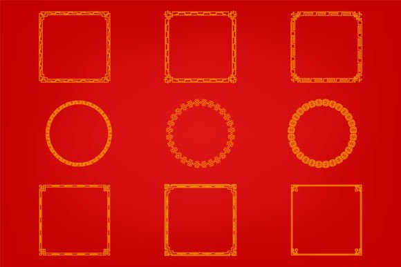 Download Chinese Oriental Border Ornament - Oriental Collection
