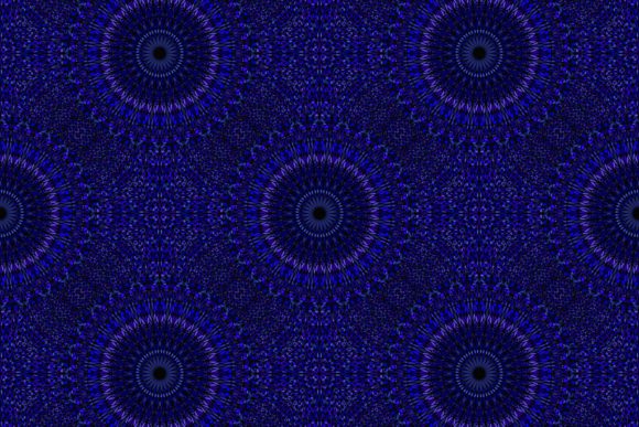 Download Dark Blue Seamless Floral Mandala Pattern - Man Collection