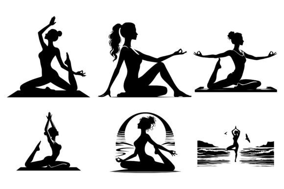 Download Woman Yoga Icon Vector Illustration - Man Collection