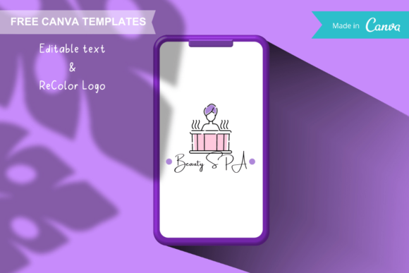 Download Canva Logo Templates - Hot Shower Relax - Shower Collection
