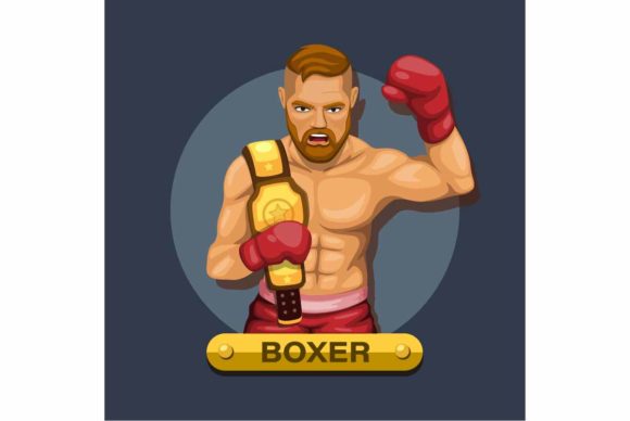 Download Boxer, Boxing Athlete Championship Belt - Athlete Collection