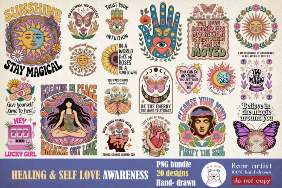 Download Healing, Selflove, Awareness, PNG Bundle - Healing Collection