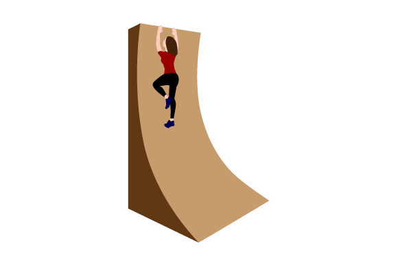 Download Sportsman Climbing Warped Wall - Man Collection