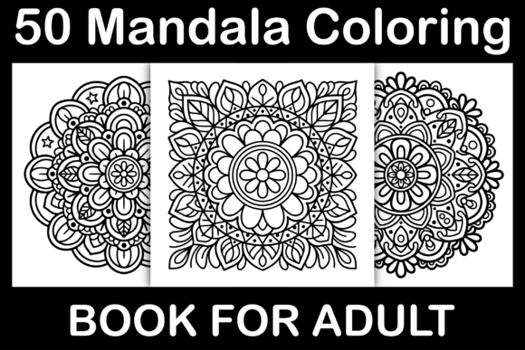 Download 50 Mandala Coloring Book for Adults - Man Collection
