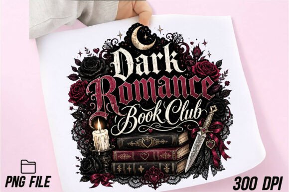 Download Dark Romance Book Club PNG Sublimation - Man Collection