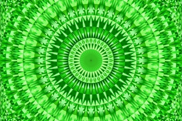 Download Green Seamless Mosaic Mandala Pattern - Man Collection