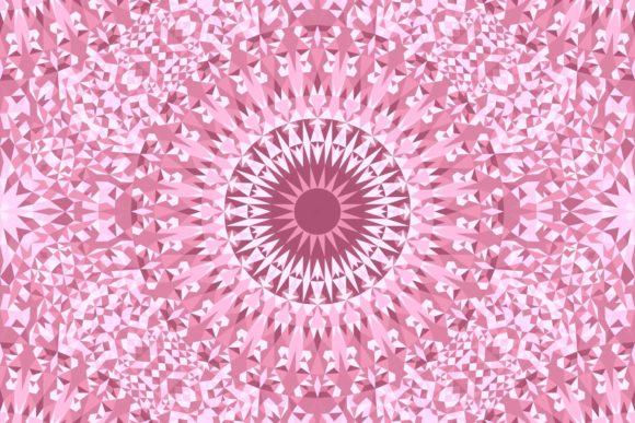 Download Pink Seamless Triangle Mandala Pattern - Man Collection