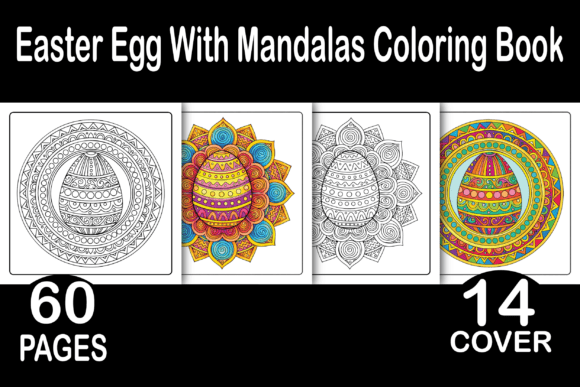 Download Easter Egg with Mandalas Coloring Book - Man Collection