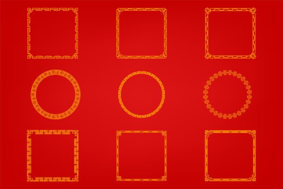 Download Chinese Oriental Border Ornament - Oriental Collection